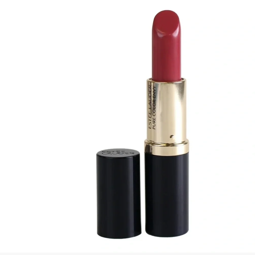ESTEE LAUDER Pure Color Envy Lipstick 420 Rebellious Rose $33 NWOB Black Case - Picture 5 of 12